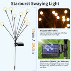 Solar Powered Firefly Garden Light