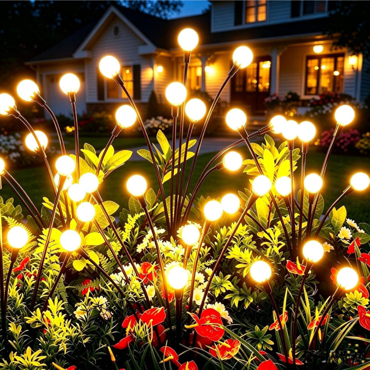 Solar Powered Firefly Garden Light