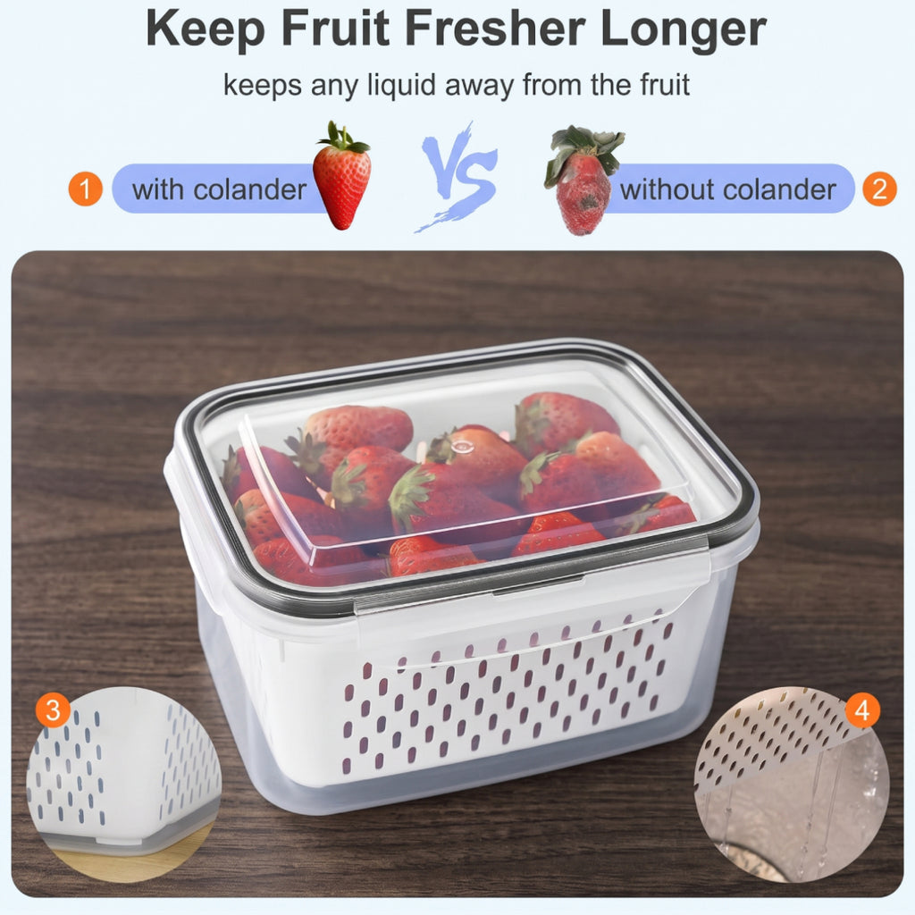 5PCS Produce Storage Containers