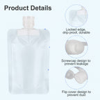 Leakproof Travel Squeeze Pouches Set
