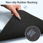 3-Piece Non-Slip Bathroom Rug Set