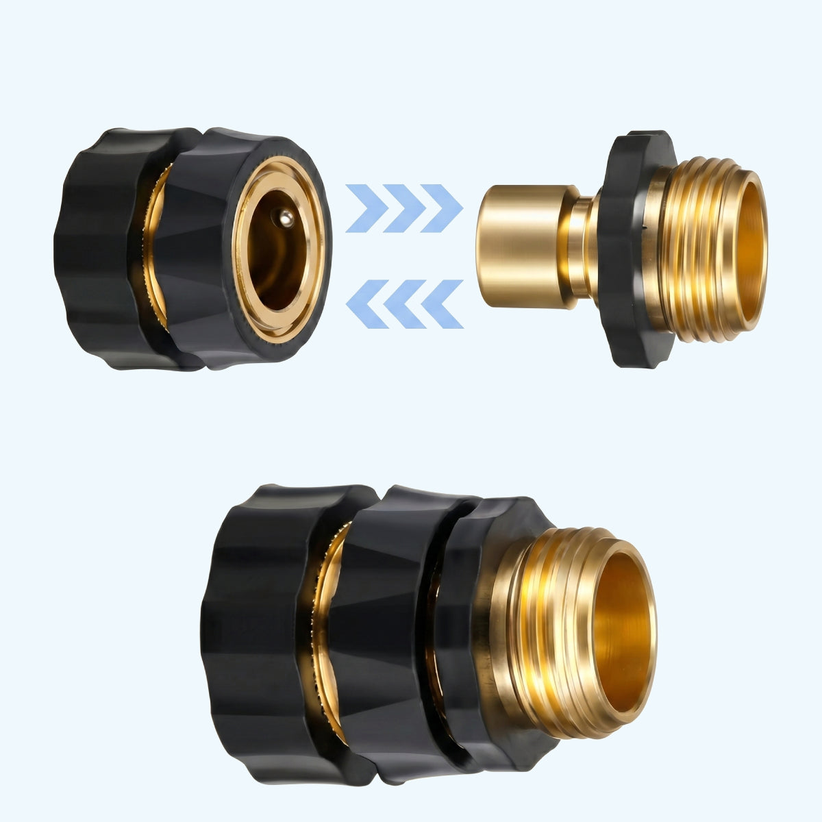 Garden Hose Quick Connectors