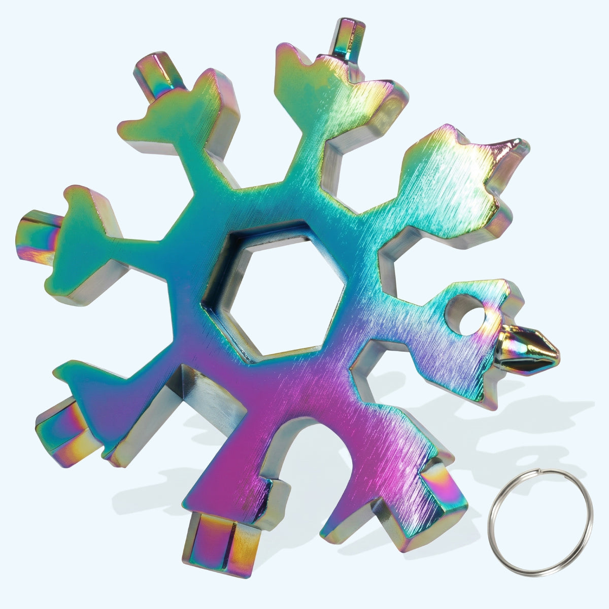19-in-1 Stainless Steel Snowflake Multi-Tool