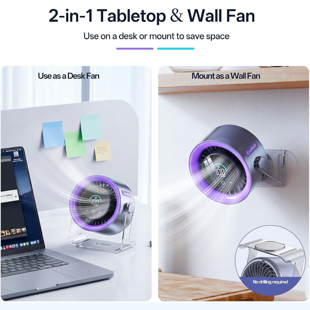 Vention Wireless Desktop Air Circulation Fan