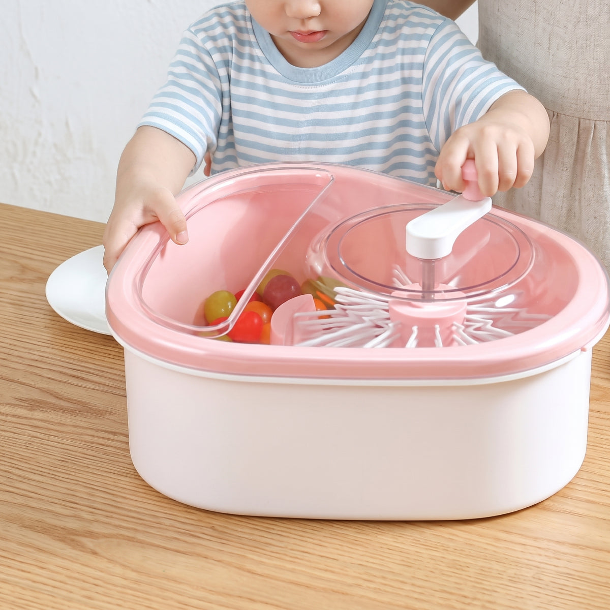 Self-Draining Fruit & Vegetable Wash Basket