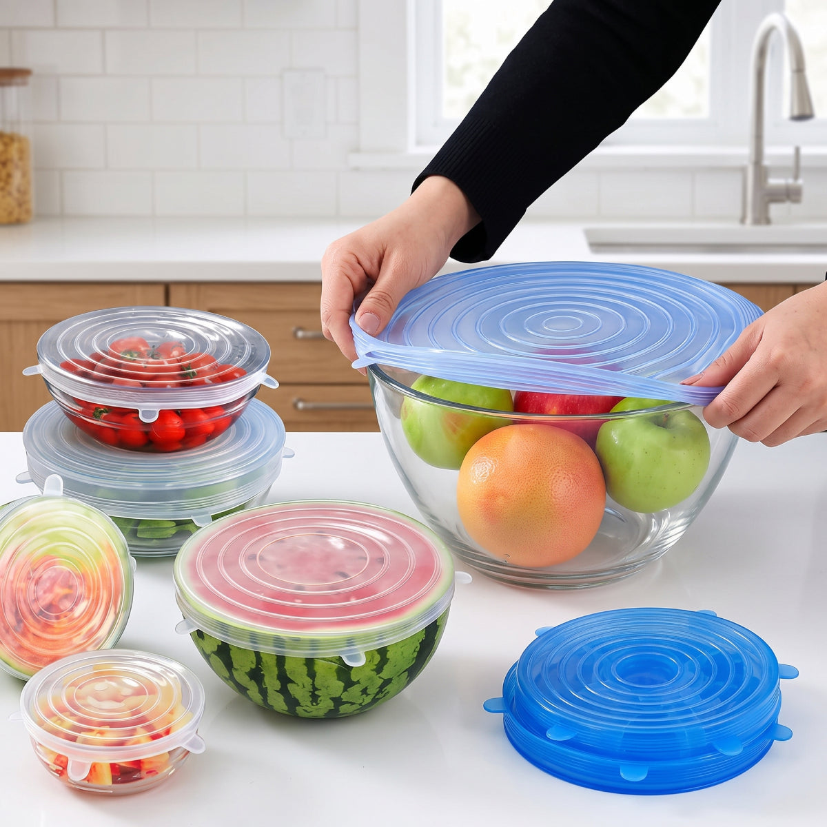 Reusable Silicone Stretch Lids