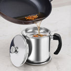 Stainless Steel Oil Dispenser with Filter