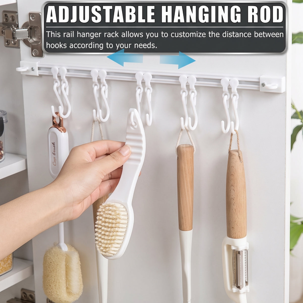 Multifunctional Slide Rail Hook Rack Set