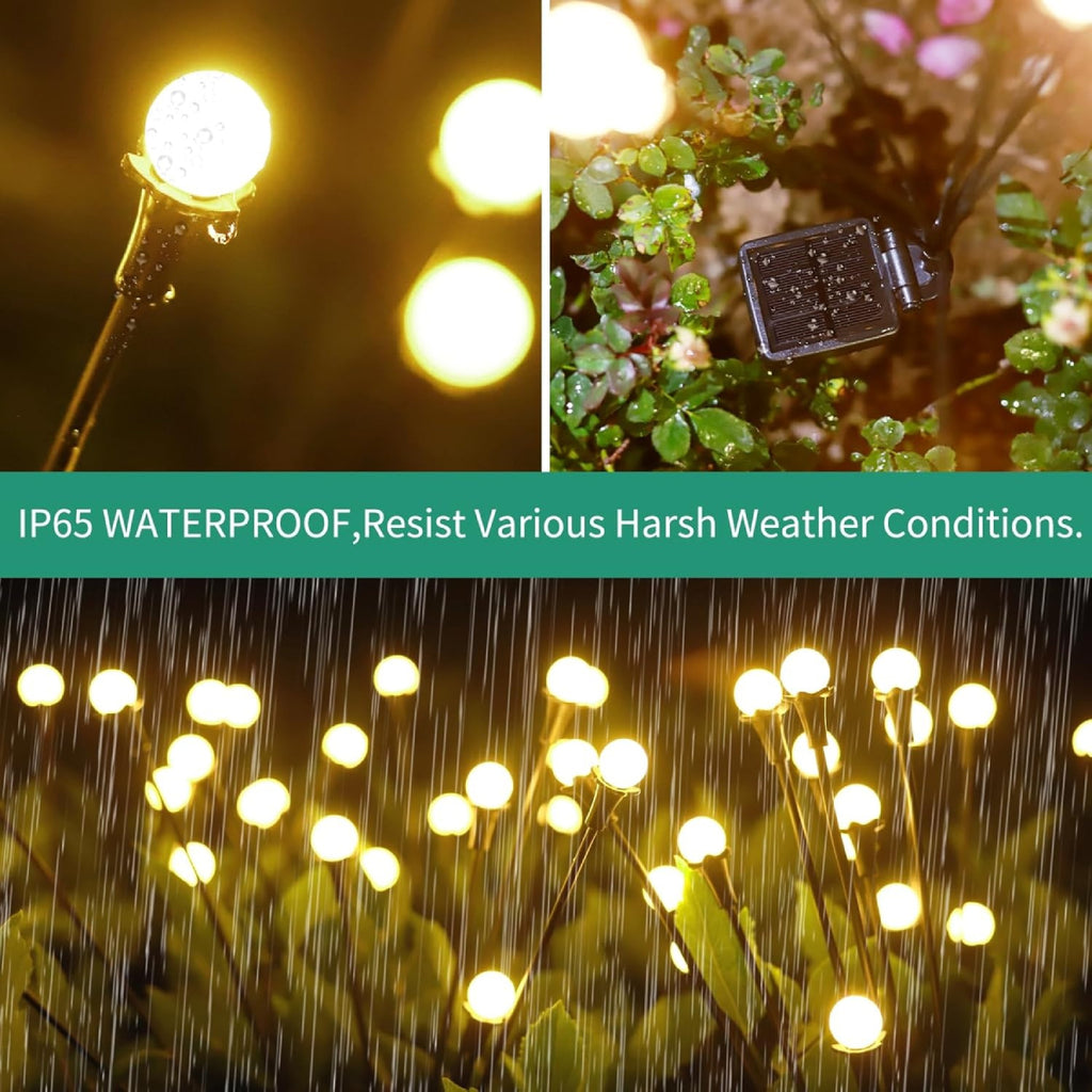 Solar Powered Firefly Garden Light