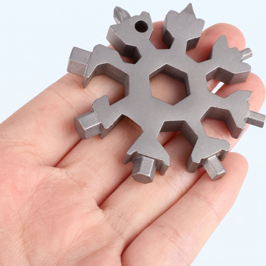 19-in-1 Stainless Steel Snowflake Multi-Tool
