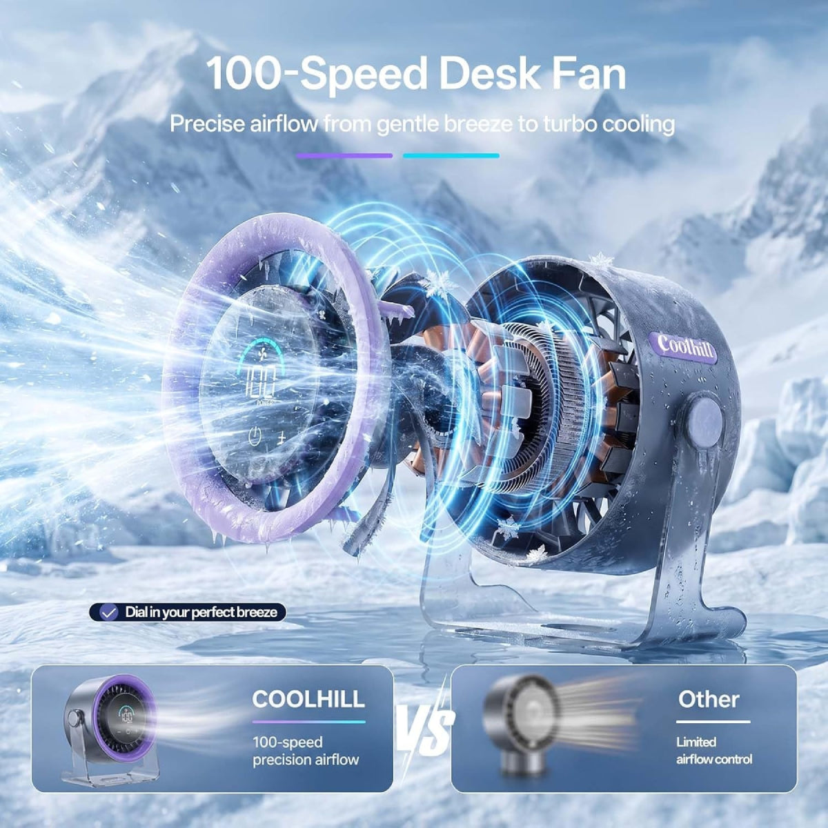 Vention Wireless Desktop Air Circulation Fan
