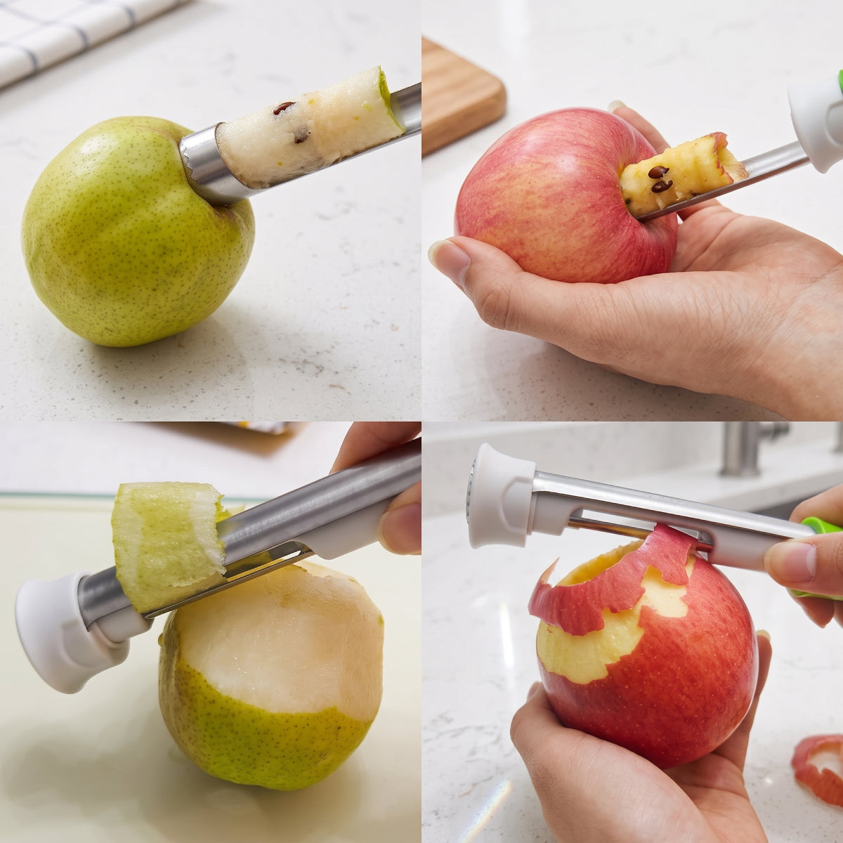 2-in-1 Apple Corer & Peeler