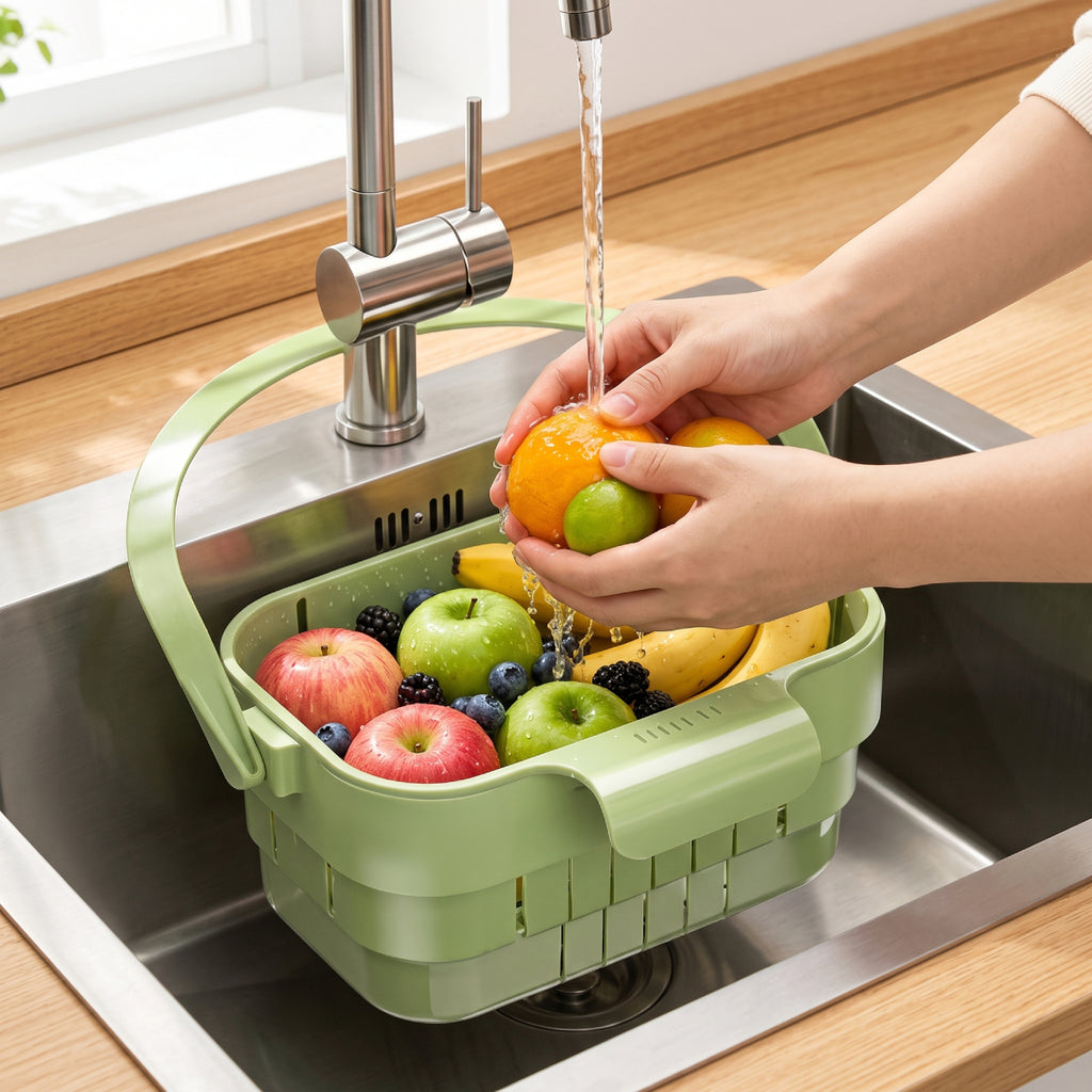 Foldable Kitchen Sink Drain Basket