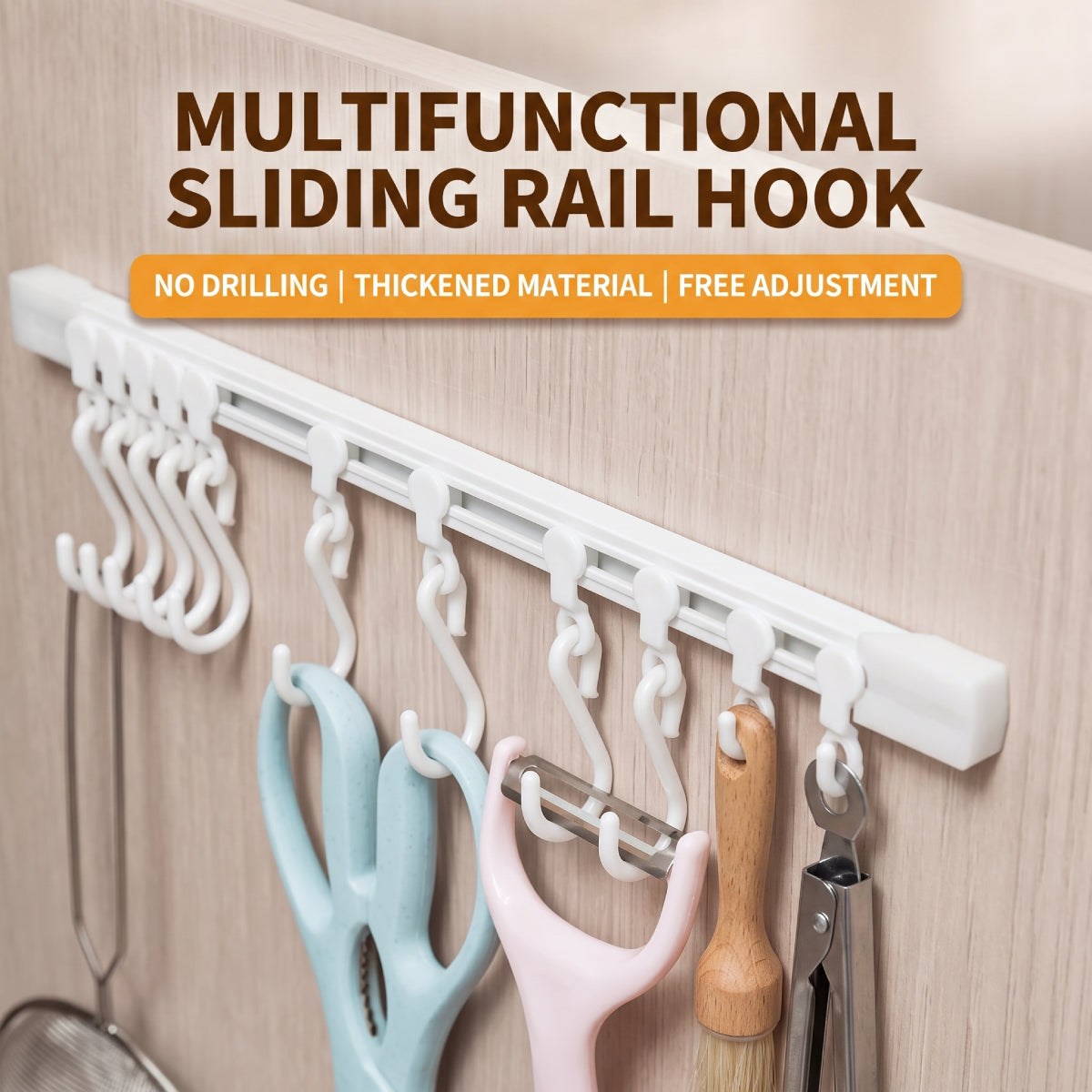 Multifunctional Slide Rail Hook Rack Set