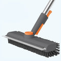 3-in-1 Floor Scrub Brush with Long Handle