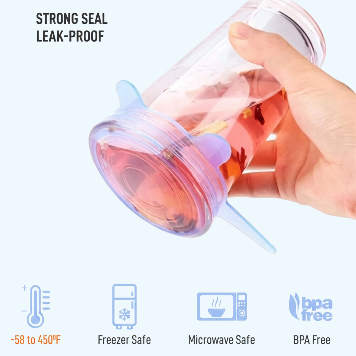 Reusable Silicone Stretch Lids
