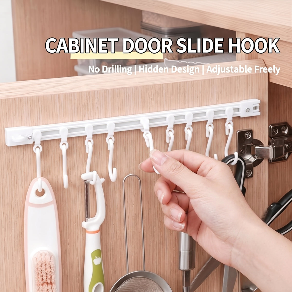 Multifunctional Slide Rail Hook Rack Set