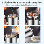Stainless Steel Oil Dispenser with Filter