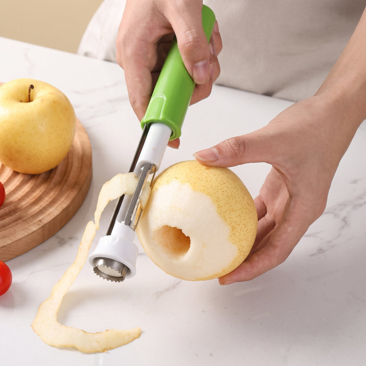 2-in-1 Apple Corer & Peeler
