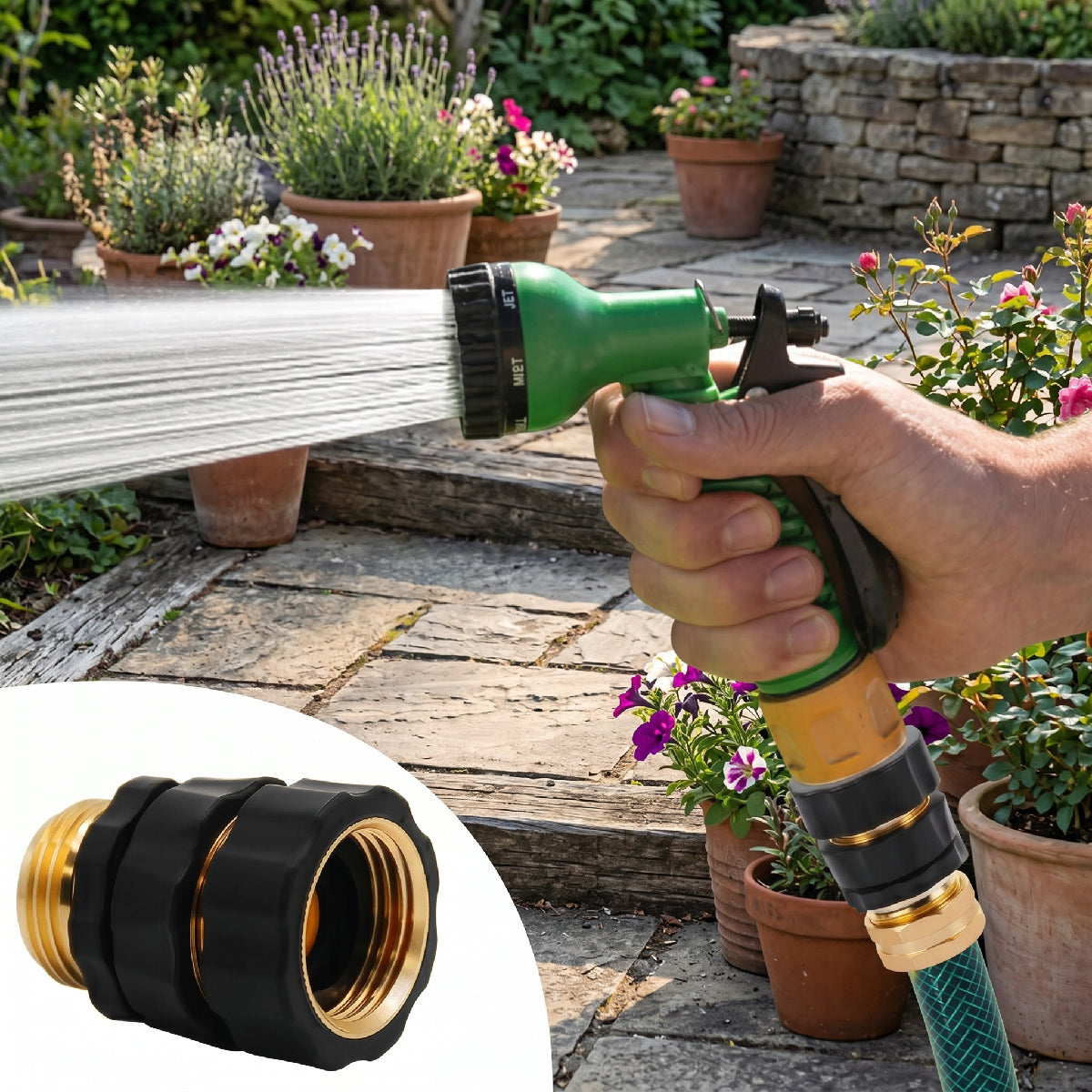 Garden Hose Quick Connectors