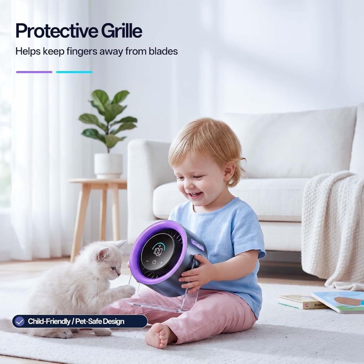 Vention Wireless Desktop Air Circulation Fan