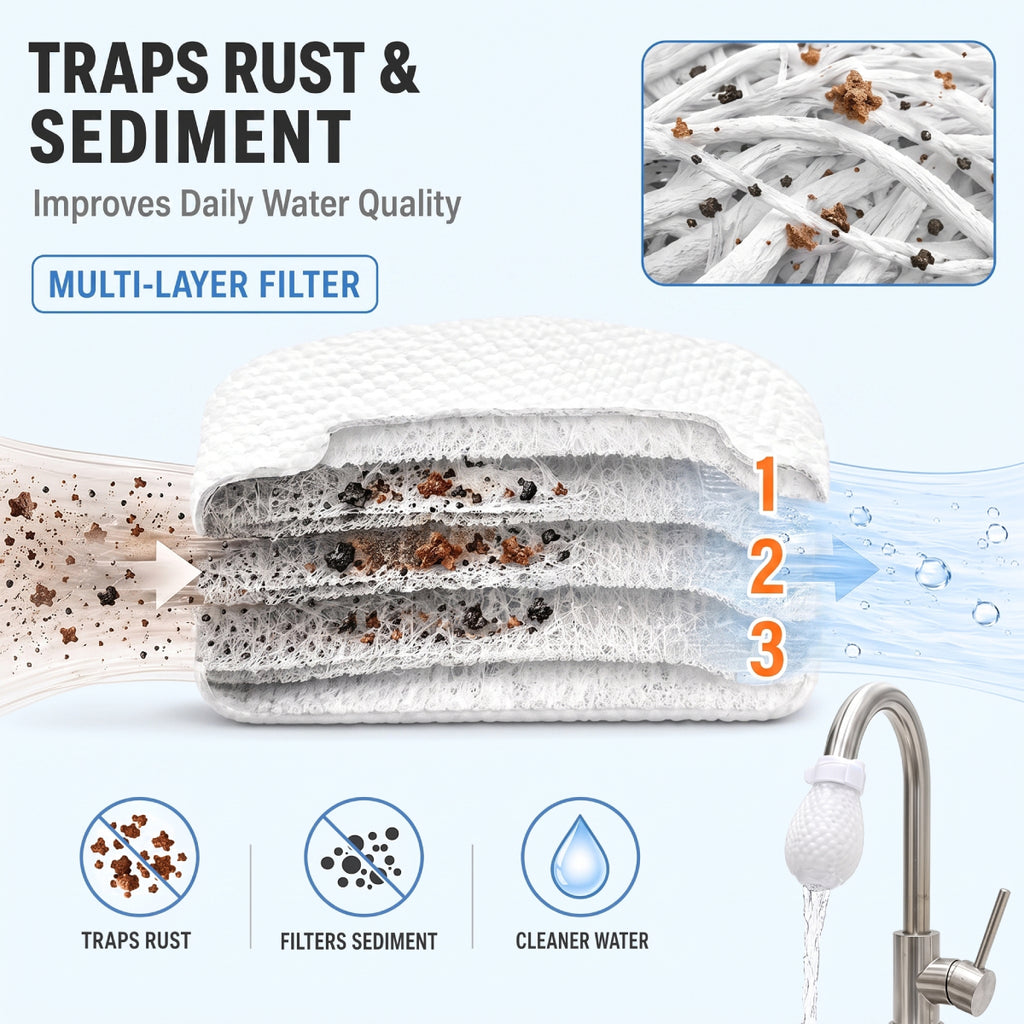 50PCS Faucet Filter Cotton