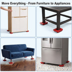 Heavy-Duty Furniture Lifter & Roller Set
