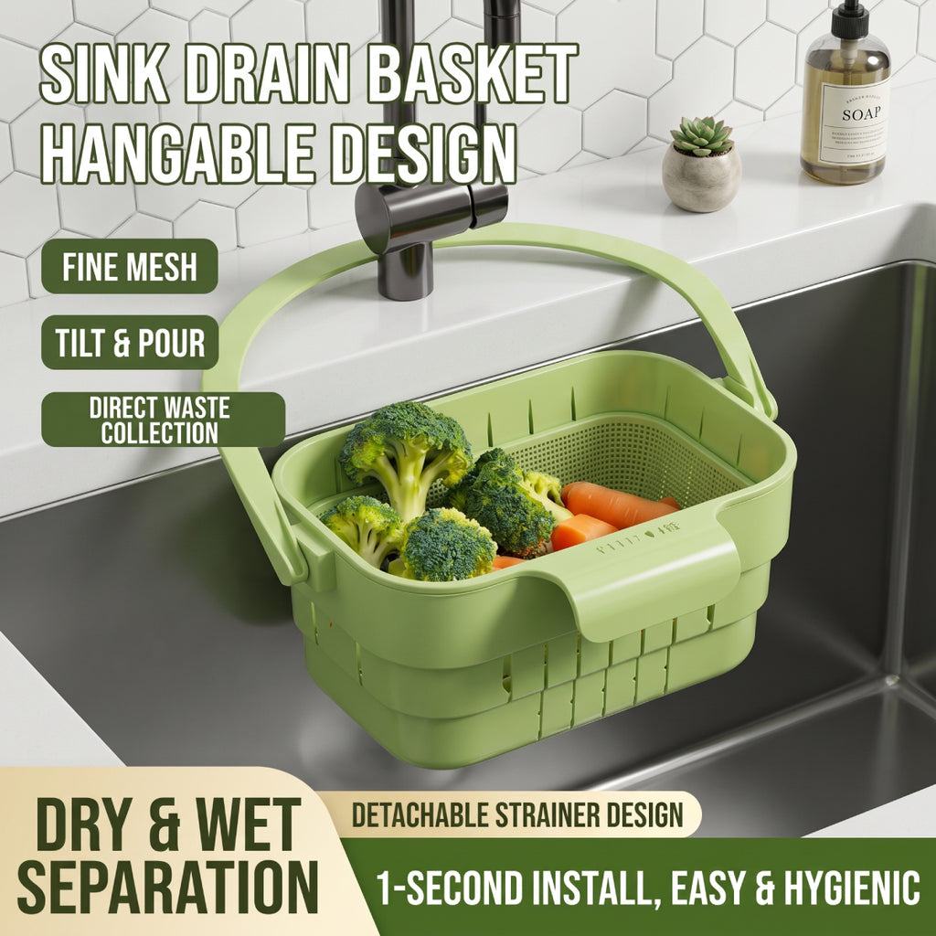 Foldable Kitchen Sink Drain Basket
