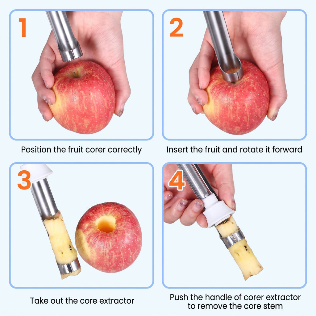 2-in-1 Apple Corer & Peeler