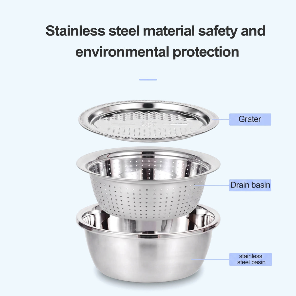 3-in-1 Multifunctional Strainer Set