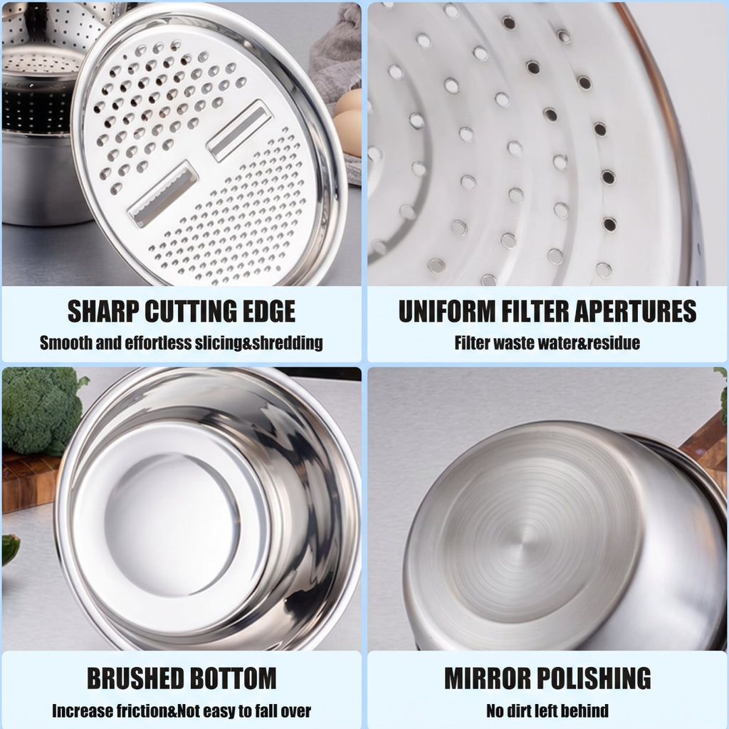 3-in-1 Multifunctional Strainer Set