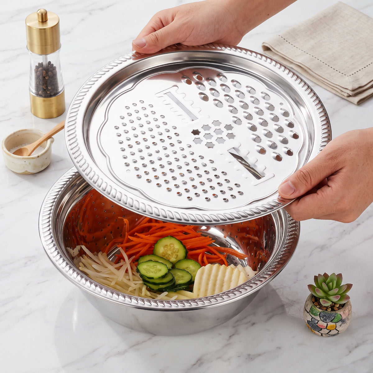 3-in-1 Multifunctional Strainer Set
