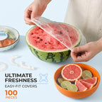 100PCS Disposable Food Covers