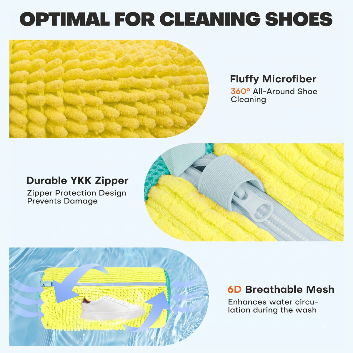 Shoe Washing Machine Bag