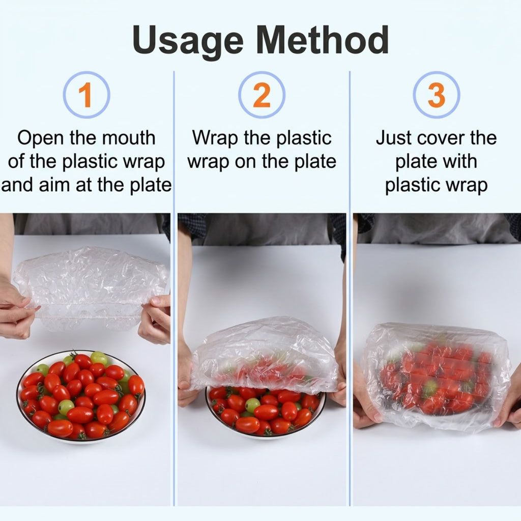 100PCS Disposable Food Covers