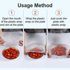 100PCS Disposable Food Covers