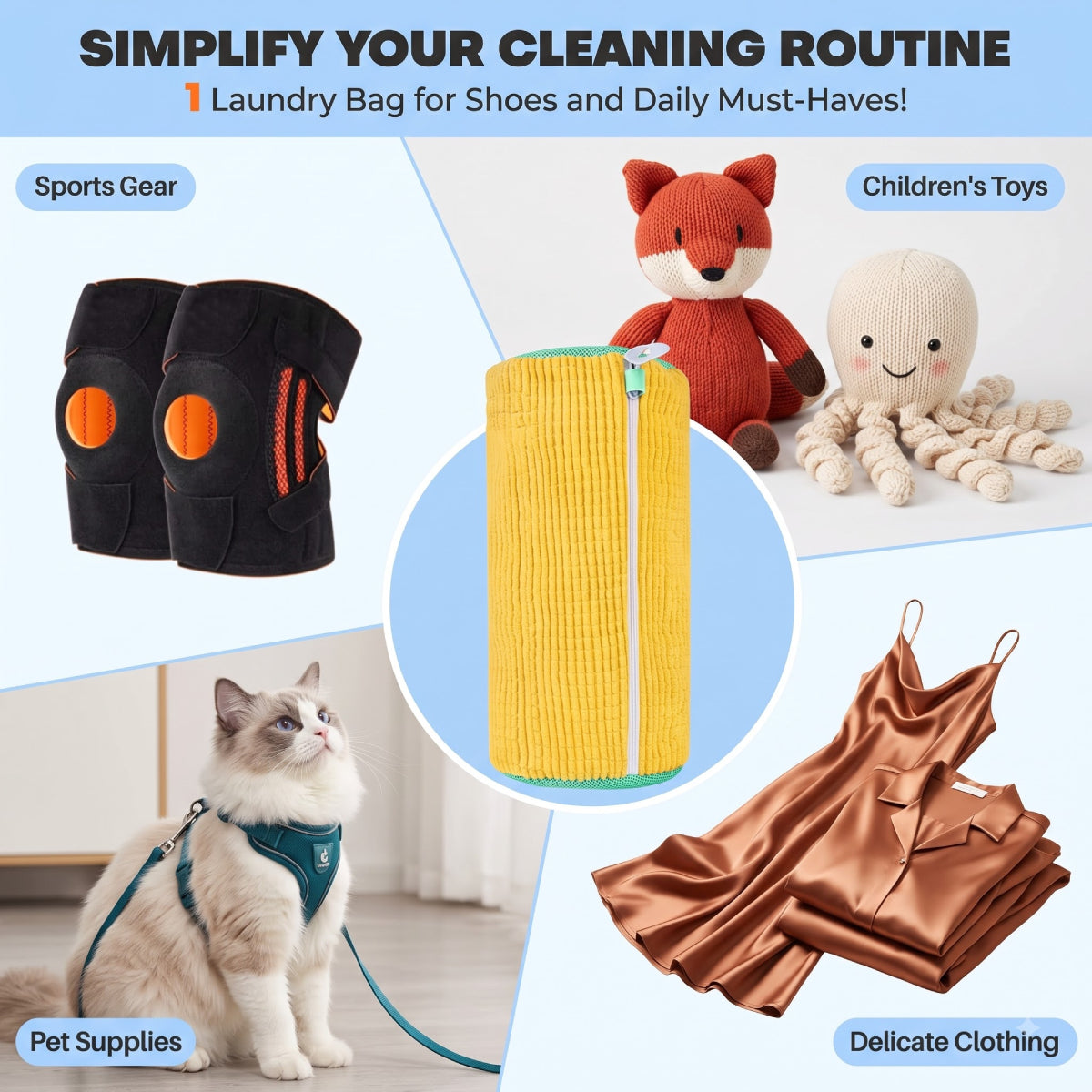 Shoe Washing Machine Bag