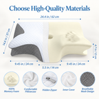 Ergonomic Memory Foam Neck Support Pillow