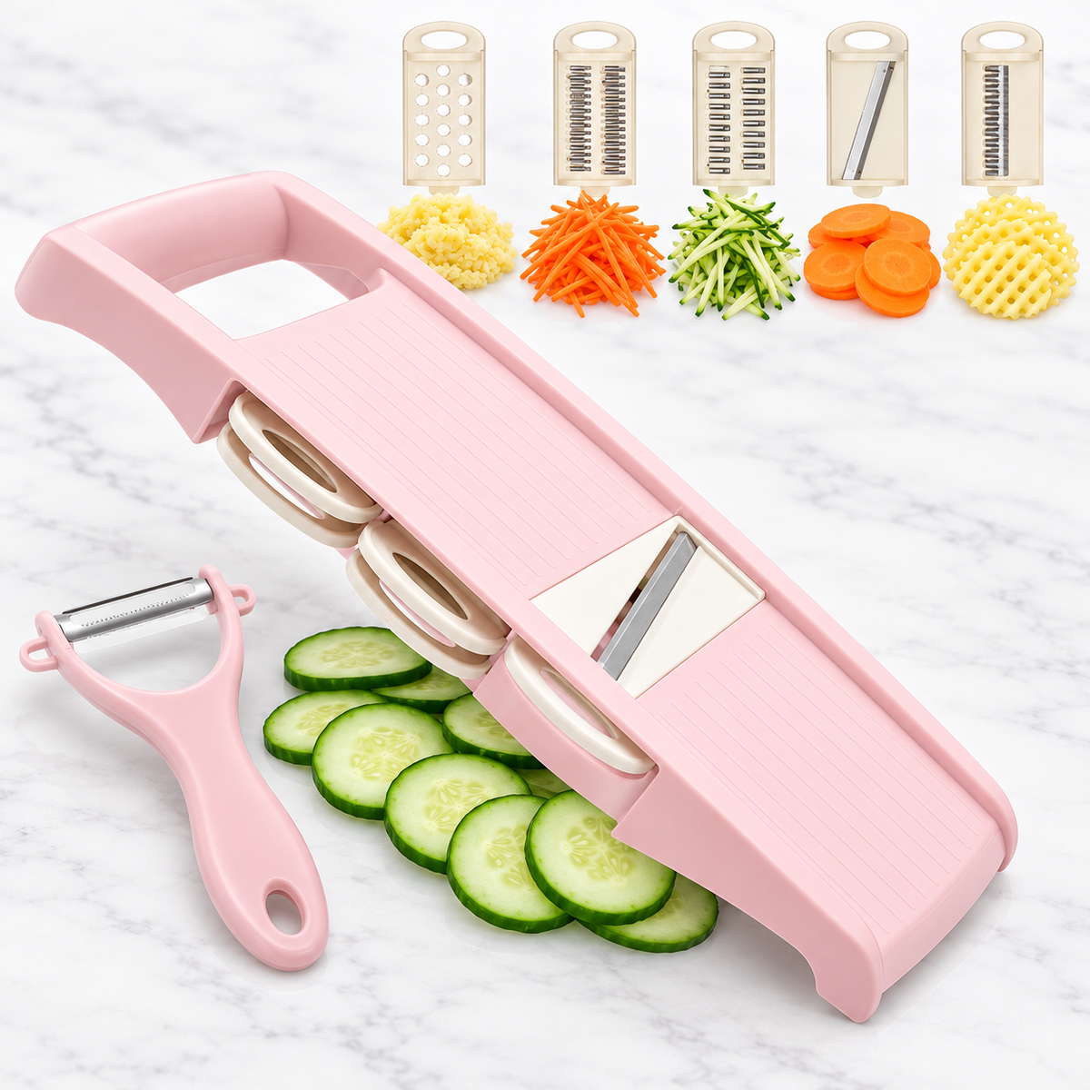 5-in-1 Handheld Mandoline Slicer