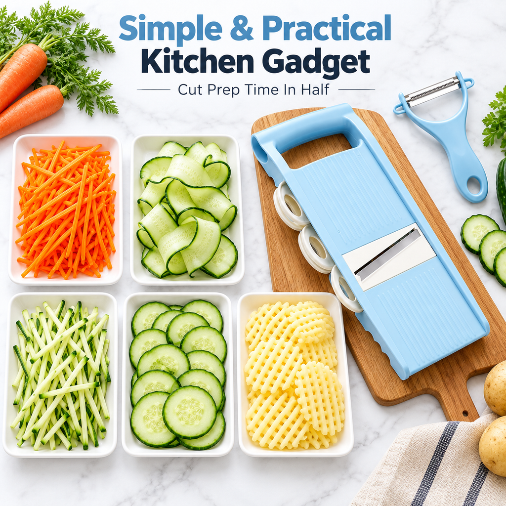 5-in-1 Handheld Mandoline Slicer