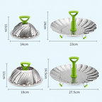 Expandable Stainless Steel Steamer Basket