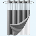 No-Hook Waffle Shower Curtain