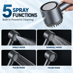 5-Mode Filtered Handheld Shower Head