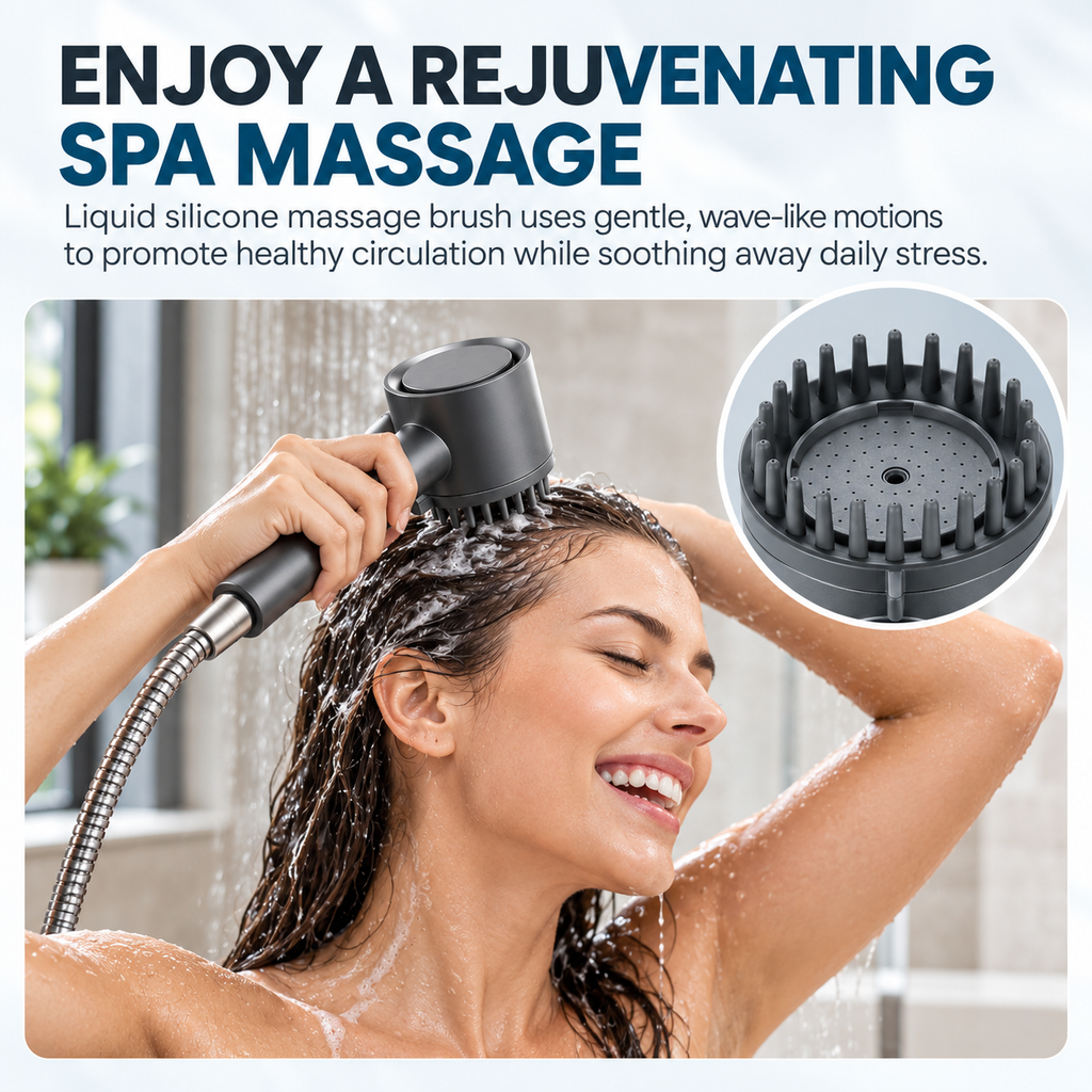 5-Mode Filtered Handheld Shower Head