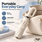 Automatic Folding Umbrella with Carabiner Handle