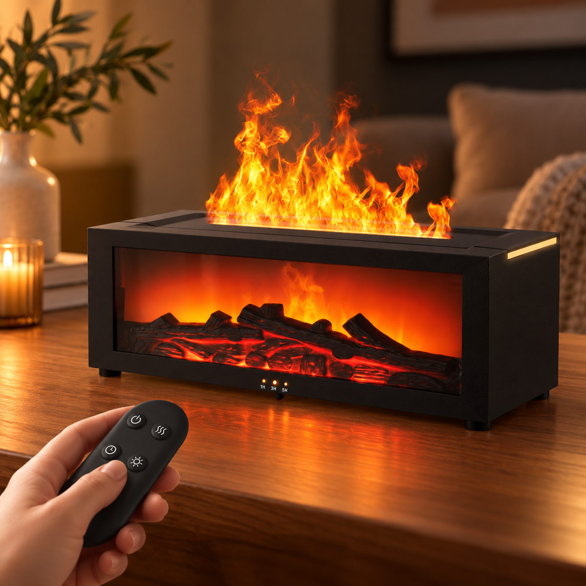 Fireplace Flame Essential Oil Diffuser