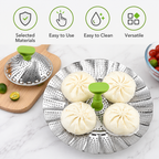 Expandable Stainless Steel Steamer Basket