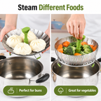 Expandable Stainless Steel Steamer Basket