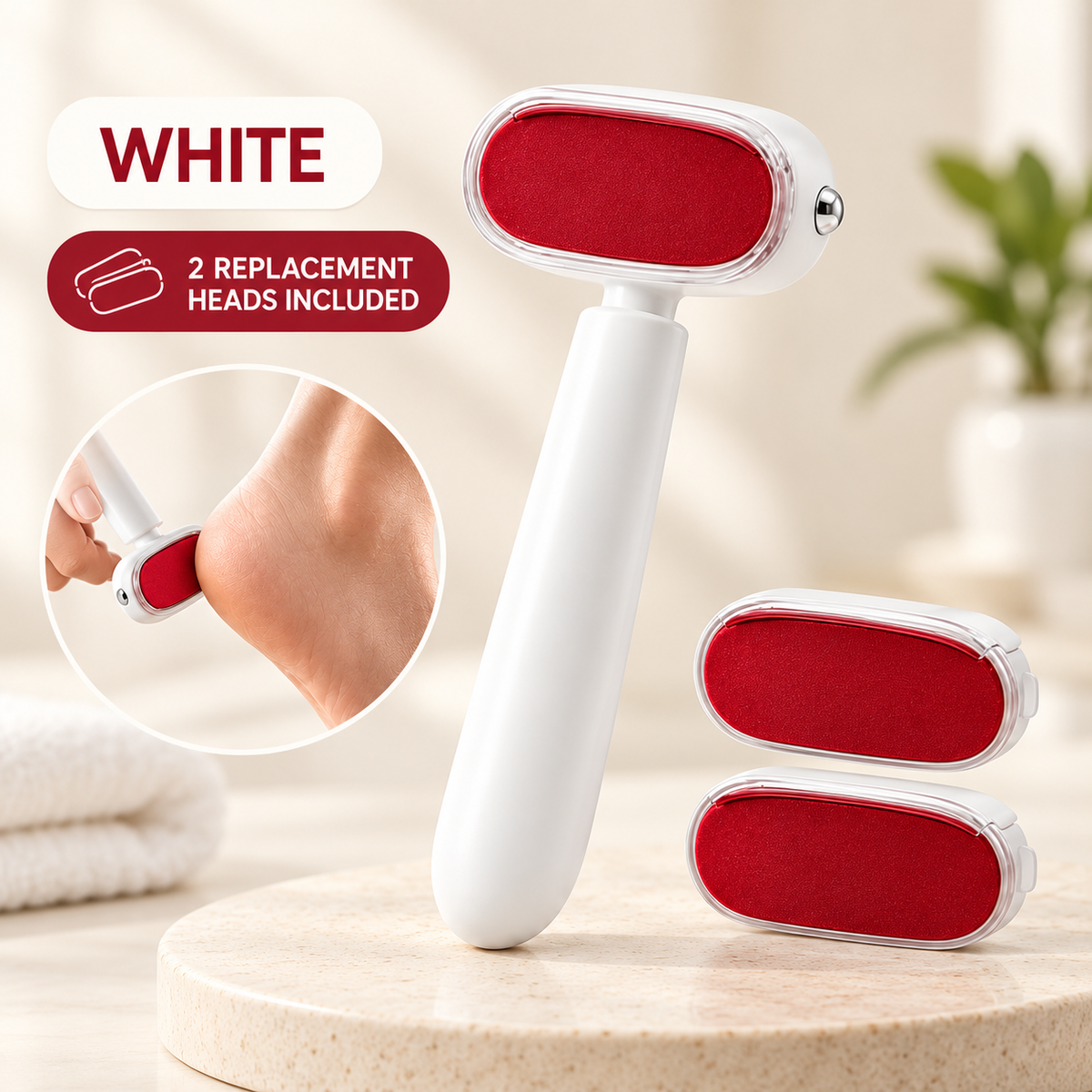 2-in-1 Foot Callus Remover & File