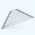 Triangle Roll-Up Dish Drying Rack